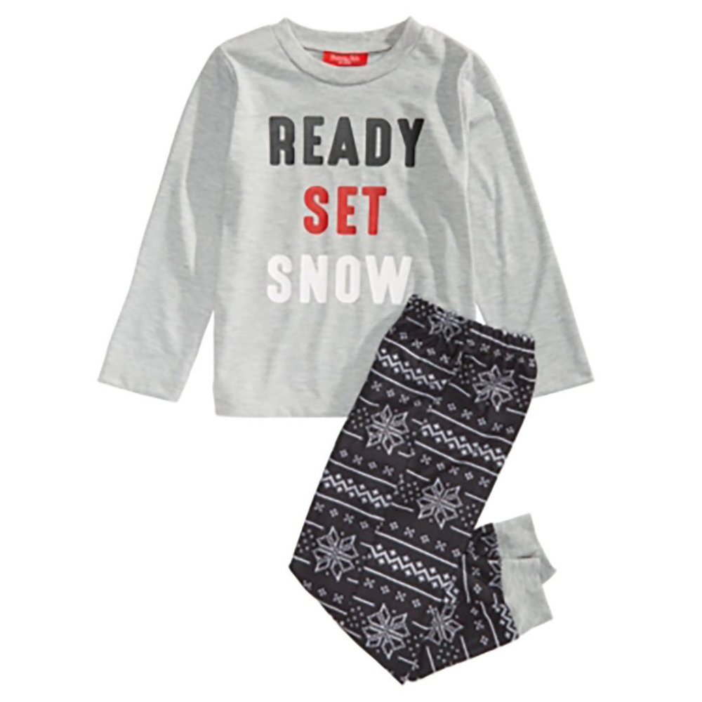 Family Pajamas Kids Ready Set Snow Pajama Set